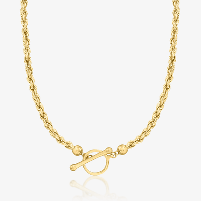 2mm Toggle Rope Chain - Gold - Frosted Fate
