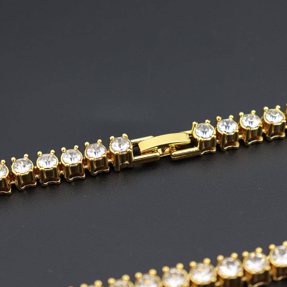 5mm Tennis Chain - Gold - Frosted Fate