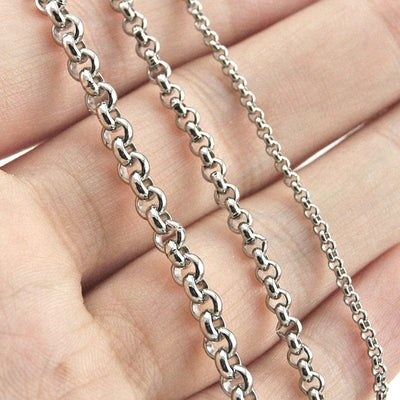3mm Toggle Rope Chain - Gold - Frosted Fate