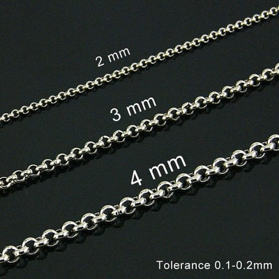 3mm Toggle Rope Chain - Gold - Frosted Fate